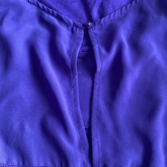 H&M Women’s Indigo Sheer Top Tank, Size XS - Picture 4 of 7